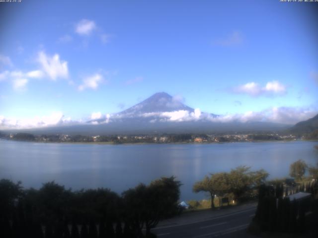 河口湖からの富士山