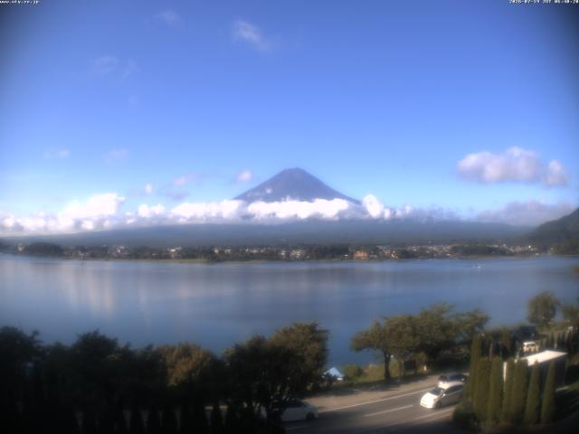 河口湖からの富士山