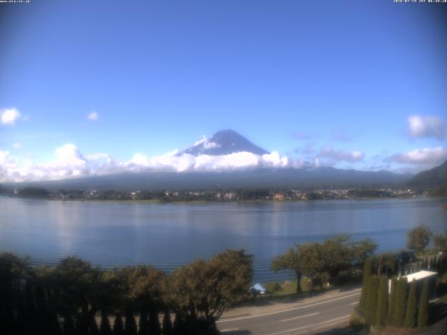 河口湖からの富士山