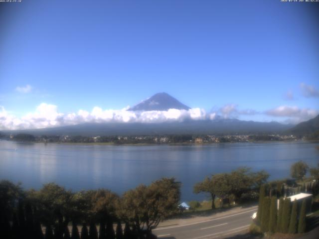 河口湖からの富士山