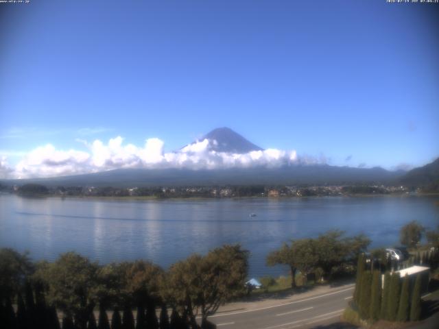 河口湖からの富士山