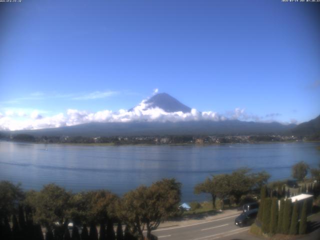 河口湖からの富士山