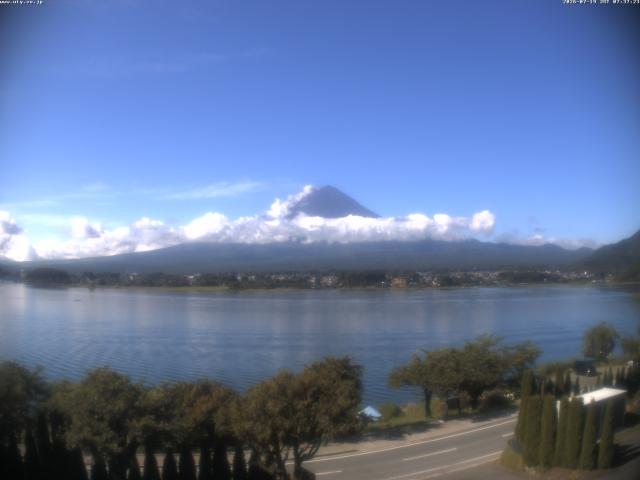 河口湖からの富士山