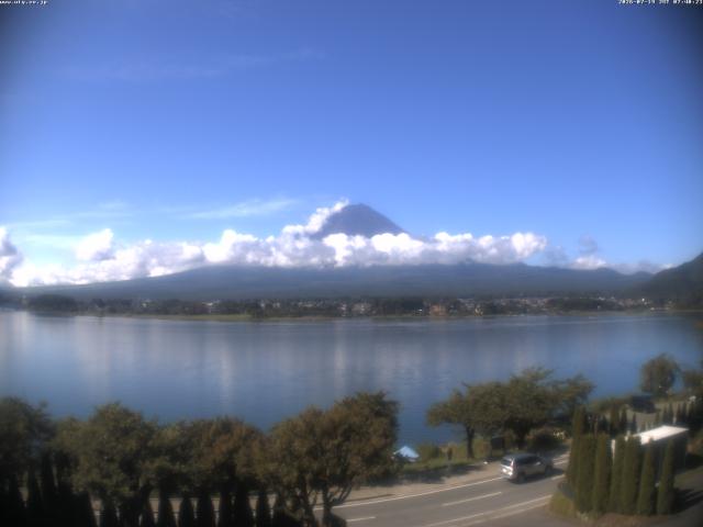 河口湖からの富士山