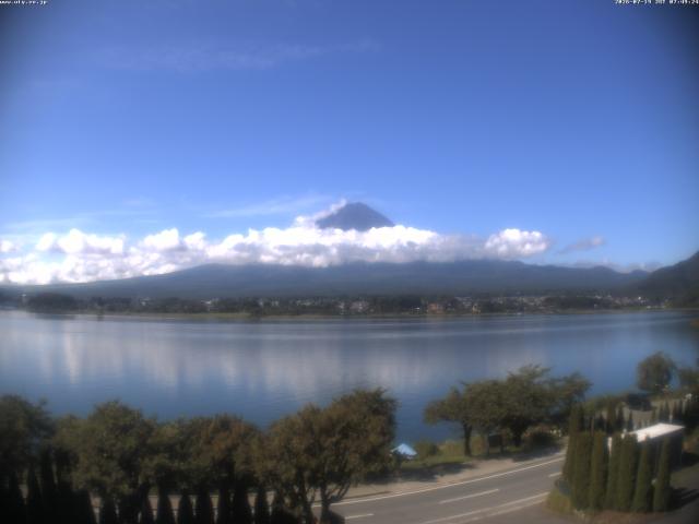 河口湖からの富士山