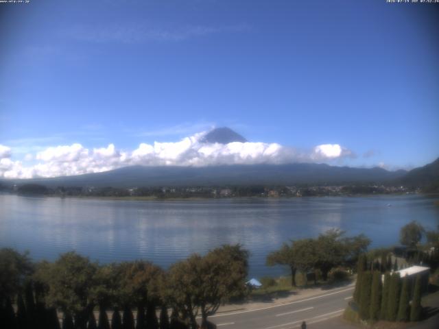 河口湖からの富士山