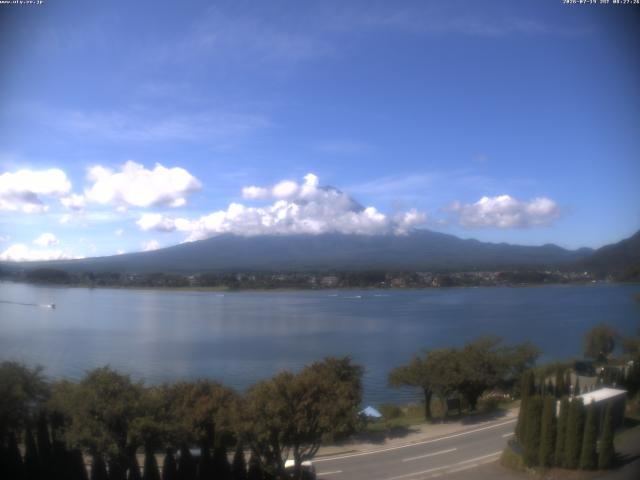 河口湖からの富士山