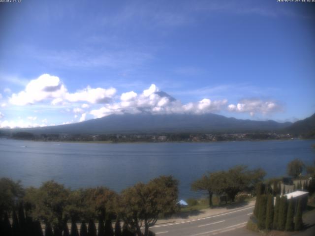 河口湖からの富士山