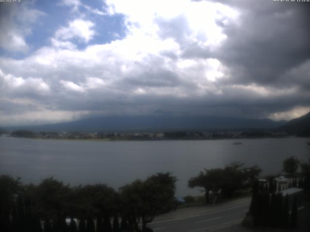 河口湖からの富士山