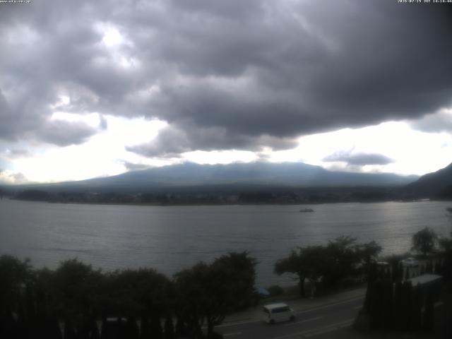河口湖からの富士山