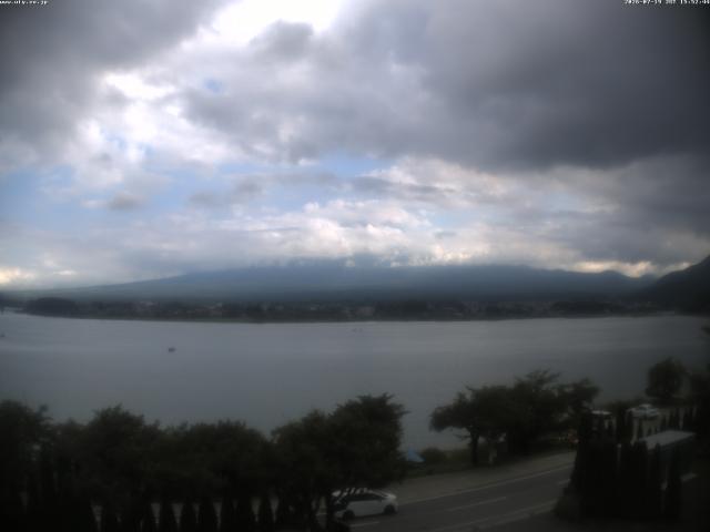 河口湖からの富士山