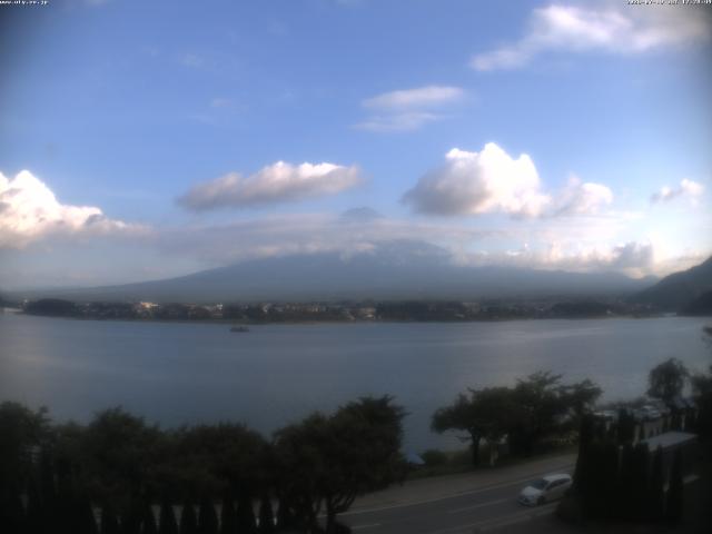 河口湖からの富士山