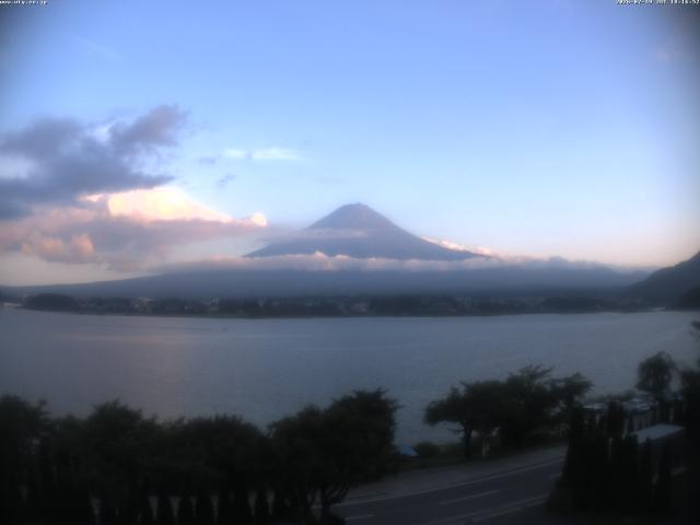 河口湖からの富士山