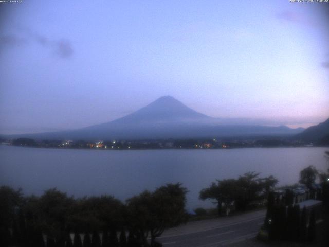 河口湖からの富士山