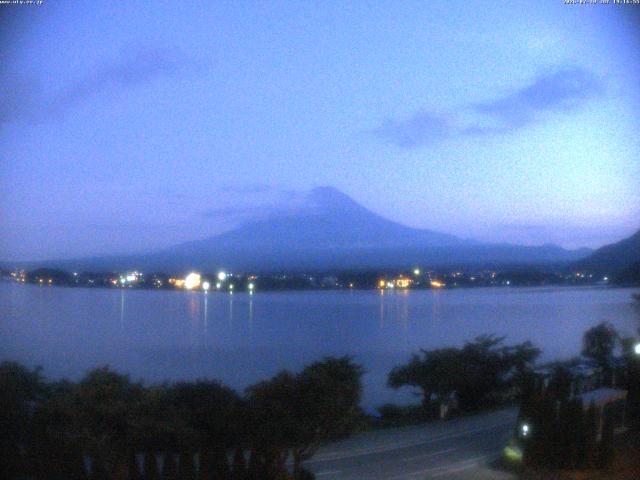 河口湖からの富士山