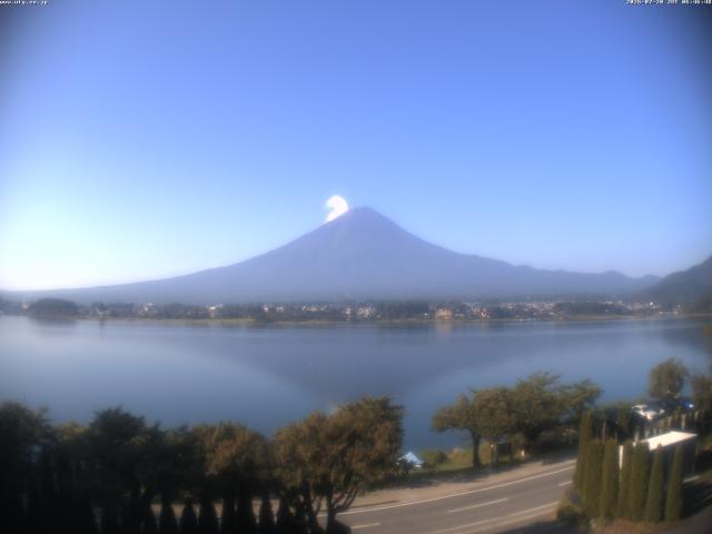 河口湖からの富士山