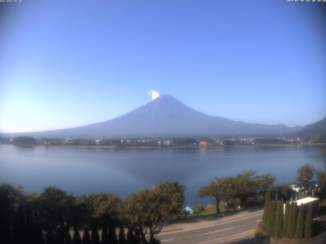 河口湖からの富士山