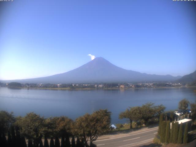 河口湖からの富士山