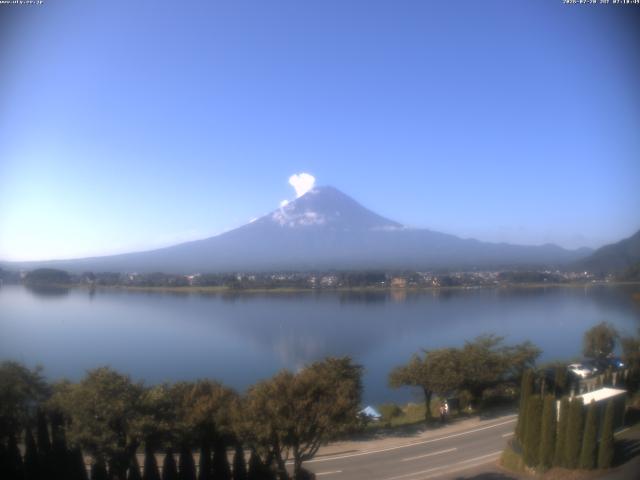 河口湖からの富士山