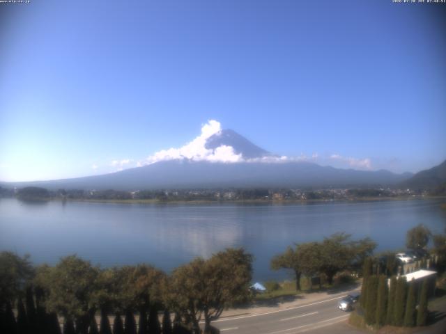 河口湖からの富士山
