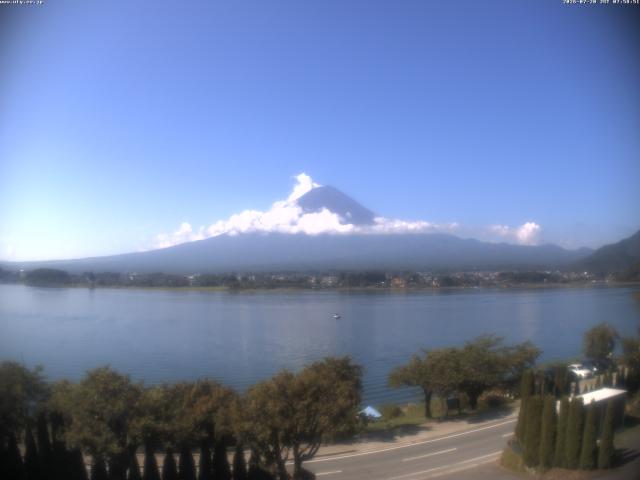 河口湖からの富士山