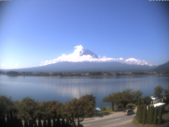 河口湖からの富士山
