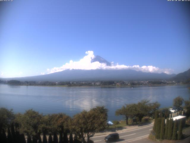 河口湖からの富士山