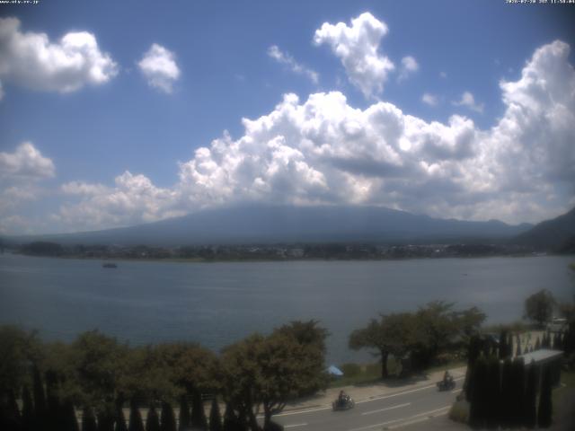 河口湖からの富士山