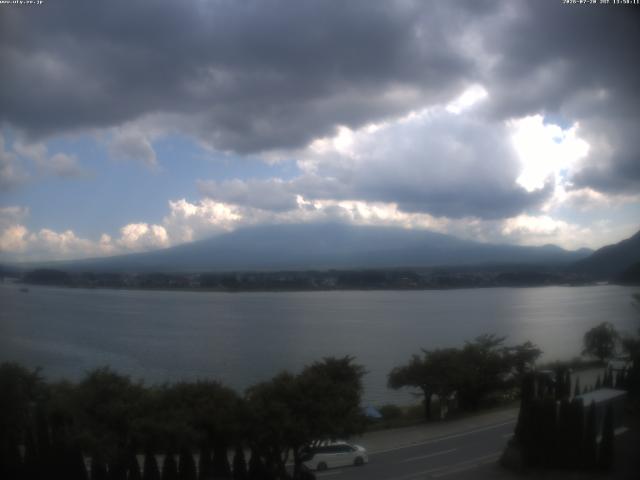 河口湖からの富士山