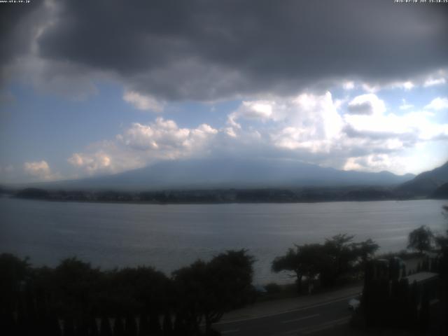 河口湖からの富士山