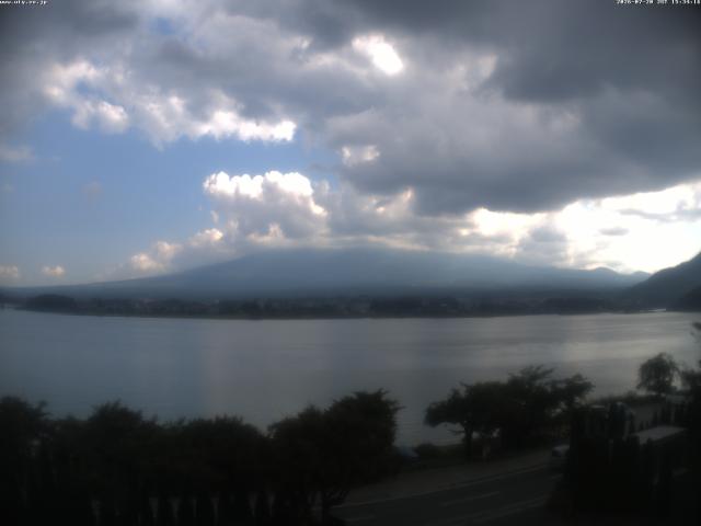 河口湖からの富士山