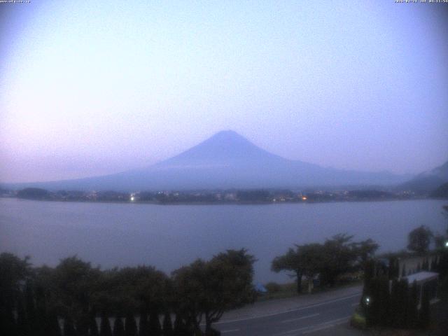 河口湖からの富士山