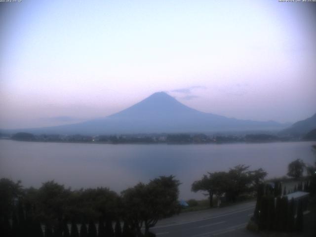 河口湖からの富士山