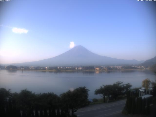 河口湖からの富士山