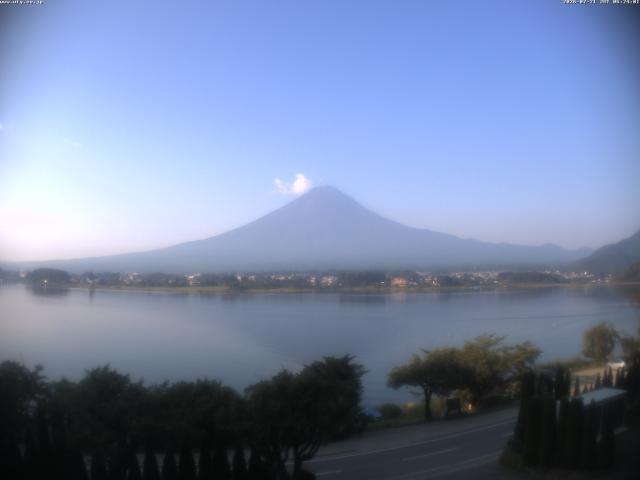 河口湖からの富士山