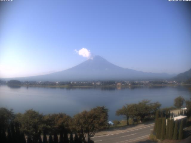河口湖からの富士山