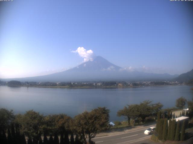 河口湖からの富士山