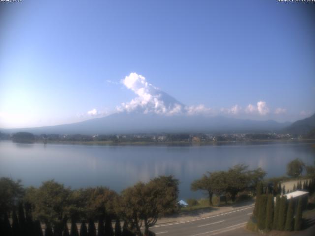 河口湖からの富士山