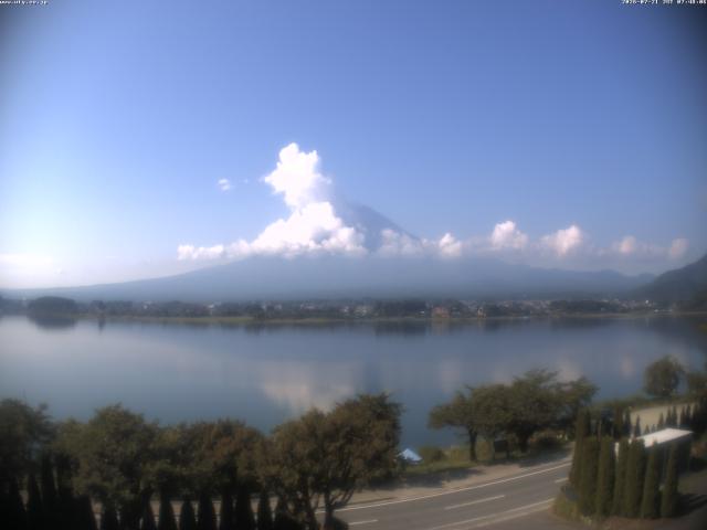 河口湖からの富士山