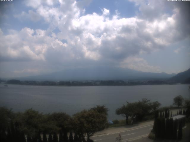 河口湖からの富士山