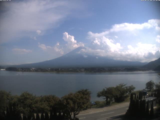 河口湖からの富士山