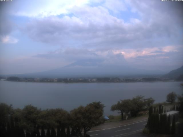 河口湖からの富士山