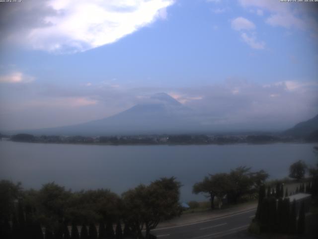 河口湖からの富士山