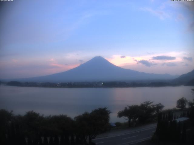 河口湖からの富士山