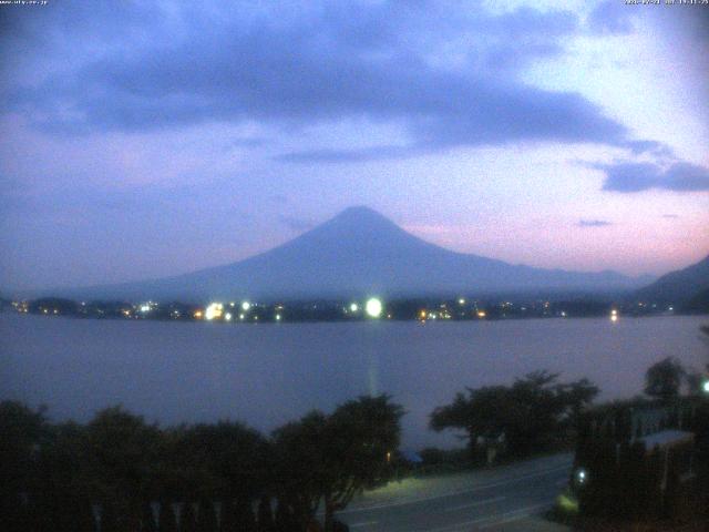 河口湖からの富士山