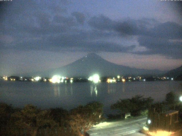 河口湖からの富士山