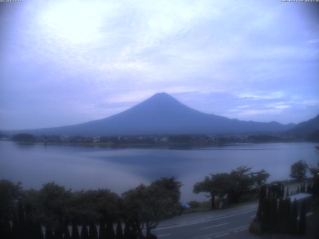 河口湖からの富士山