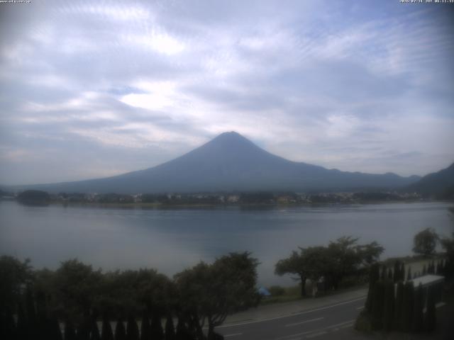 河口湖からの富士山