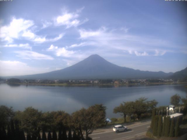河口湖からの富士山