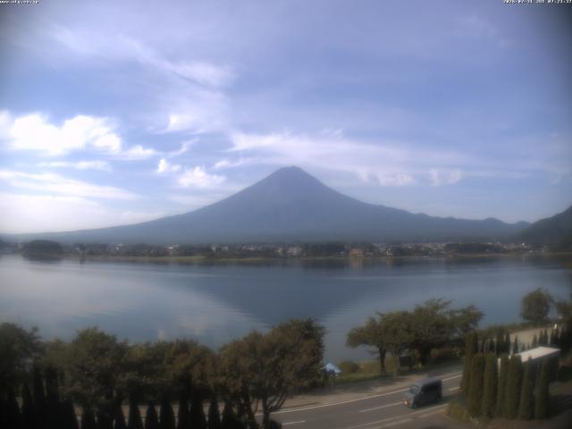 河口湖からの富士山
